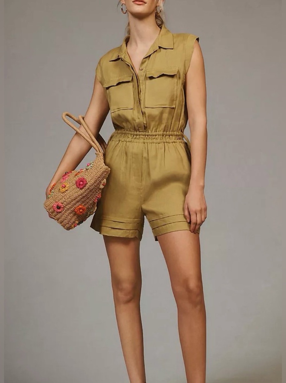 Møn Renn Lela Linen Romper